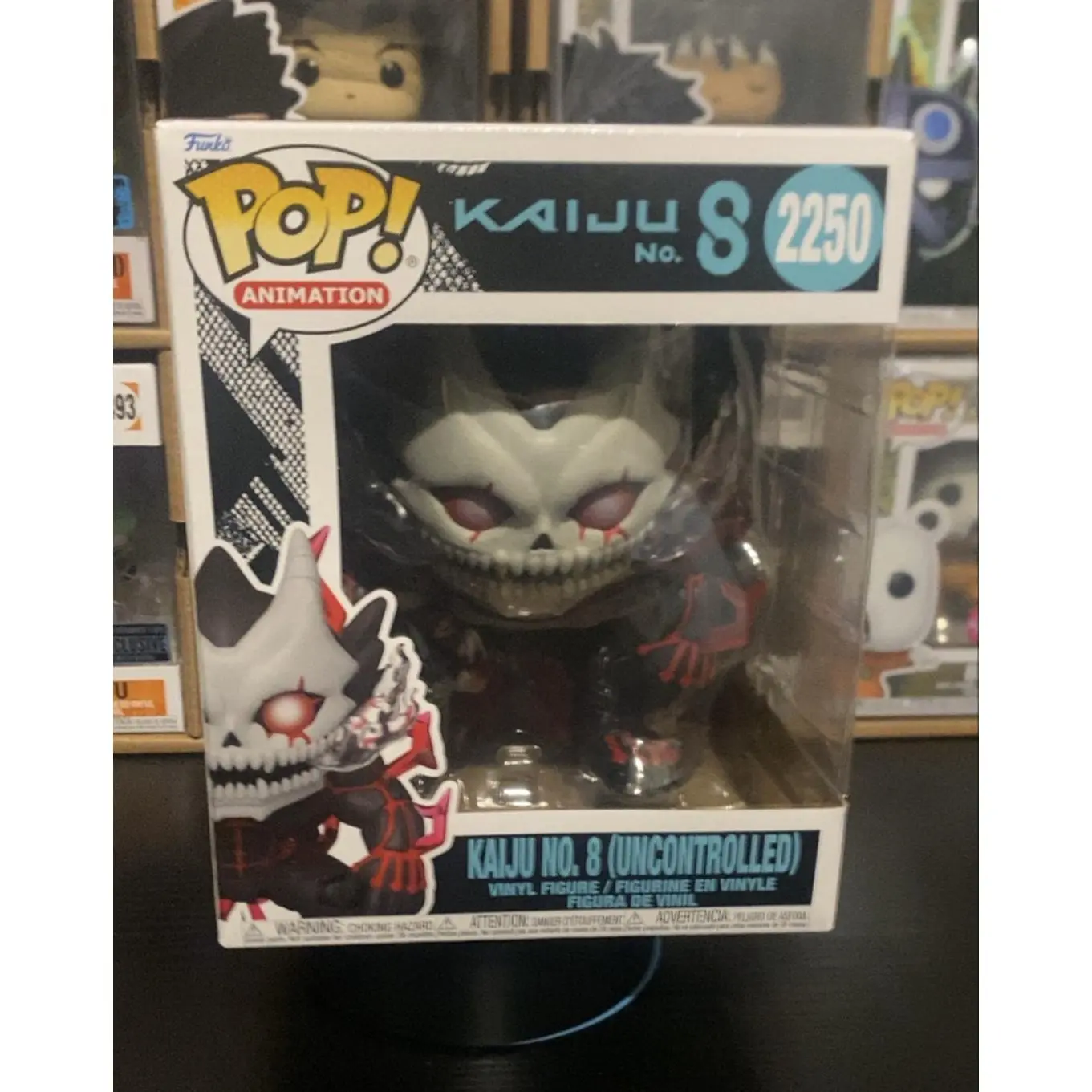 Funko Pop! Animation Kaiju No. 8 Uncontrolled Vinyl Figure No. 2250 Collectible Toy