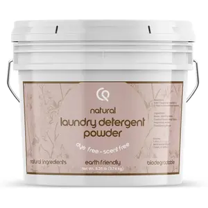 Laundry Soap |1 Gallon |6 lb, Powdered, No Added  or Brightener, Gentle  , Safe & , HE Safe, Concentrated Cleaning Power, Resealable Bucket with Scoop Included