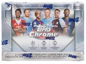 25/26 Topps Chrome UEFA Club Competitions Soccer Delight Box