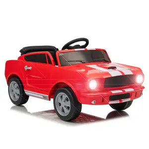 GARVEE Licensed Shelby Electric Vehicle | 12V Ride-On Toy with Remote Control, LED Lights, MP3, and Bluetooth | Suitable for Young Riders