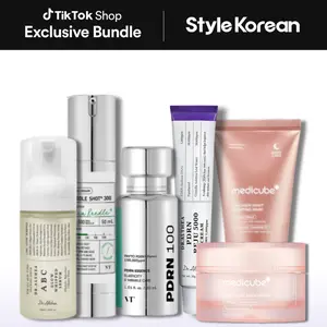 [Stylekorean] Lock the Glow Full Routine Set (Dr.Althea, VT, Medicube, reedle shot, bubble whipped serum, reju cream, collagen wrapping mask, triple collagen cream, overnight routine)