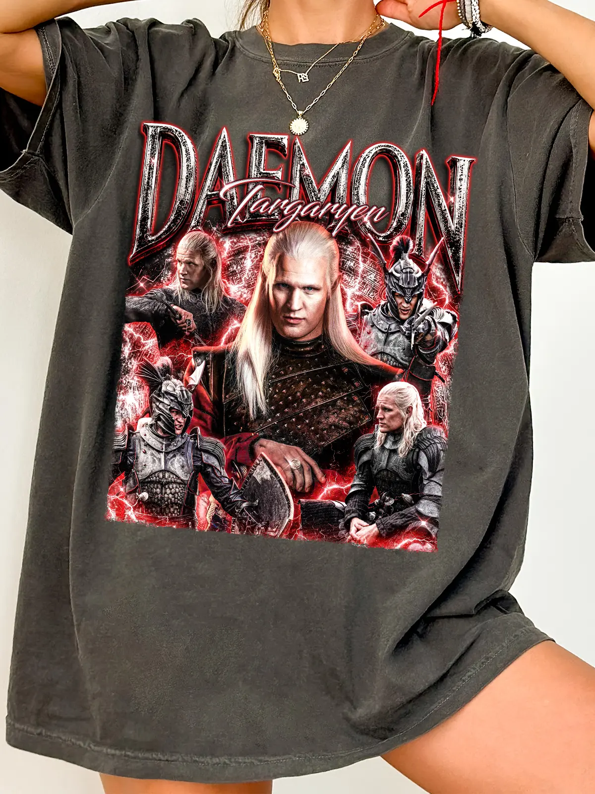 Daemon Targaryen Bootleg Art Character House Of The Dragon 2026 Comfor Colors  T-shirt , Best Gift For Movie Fans Tee
