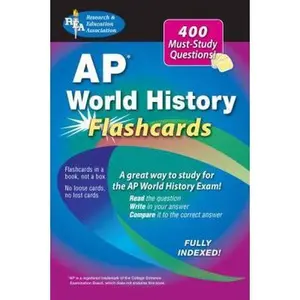 USED-AP World History Flashcard Book (REA) (Advanced Placement (AP) Test Preparation) by Mark Bach (Paperback)