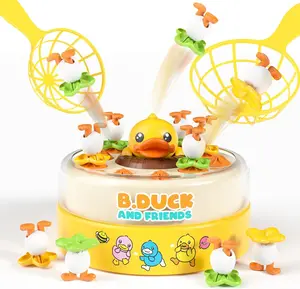 B.Duck Space Bounce and Catch Board Game Interactive Operation Game for Kids 4-8 Family Board Games for Boys Girls Birthday Gift Party Games Toddlers 3-5 Outdoor Fun