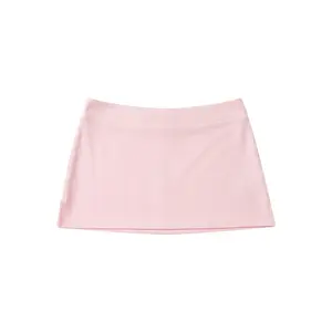 FDR Babypink Mini Skort for Women | Slim Fit Wrap Skirt with Built-In Stretchy Shorts Double Layer Anti-Exposure Exposure for Daily Wear, Light Workout & Tennis #Summervibes