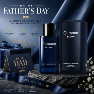 Gumoon Vast Wilds Unisex Eau De Parfum 50ml - Bergamot Top Lavender Mix Cedarwood Base Aromatic Aquatic Arabian Fragrance - Long Lasting Intense Luxury for Men and Women - Premium Gift - Fouguere Oriental Tone Bloom