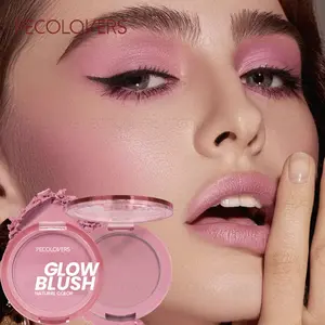 1PC Blush- Low-Saturation Soft Gradient Matte Finish, Light Pink to Purple Shades, Various Colors to Choose, Nude Makeup, Monochrome Blush Palette, Suitable for Beginner
