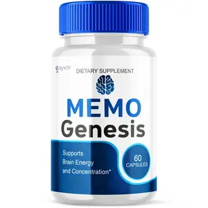 Memo Genesis Nootropic All Natural Formula Brain Supplement 60 Capsule