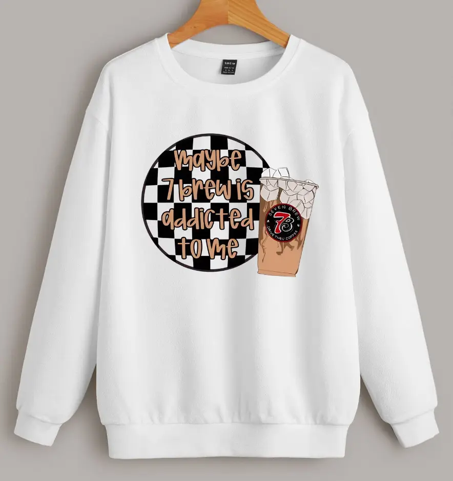 Maybe 7brew is Addicted To Me Shirt, Love 7 Brew Coffee Shirt, Gift for Coffee Enthusiast, Full Sizes, Full Colors