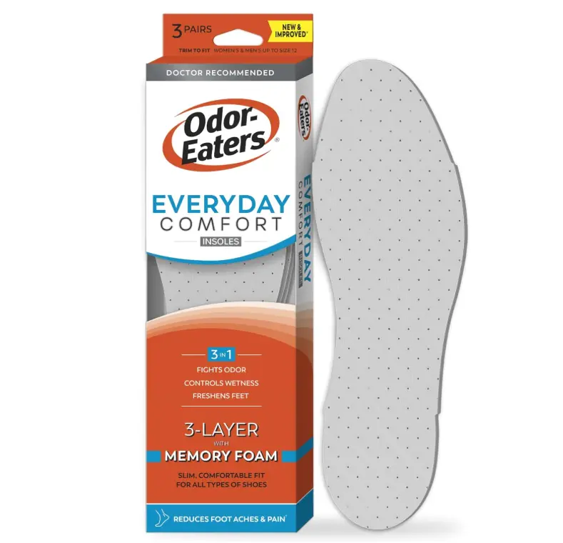 Odor-Eaters Everyday Comfort Insoles 3 ct.
