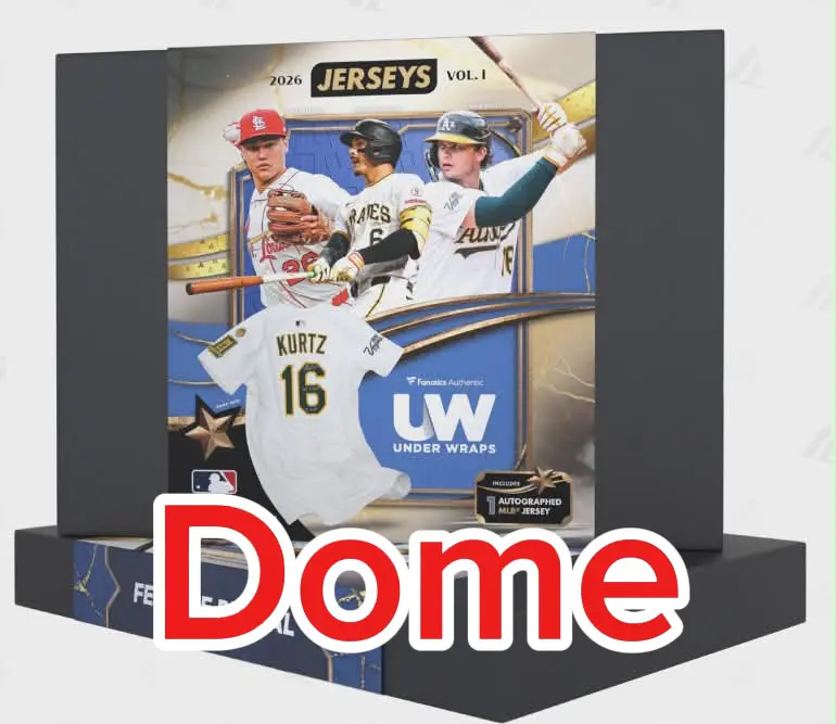 (Dome) Single Jersey - 2026 Fanatics Under Wraps Autographed Baseball Jersey Dome.