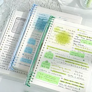 Transparent cover loose-leaf notebook B5, is very suitable for study notes, work logs and mind maps, etc., detachable pages keep notes in order, there are two specifications of B5 lined 160 pages and B5 blank 160 pag, Spiral Bound Planner
