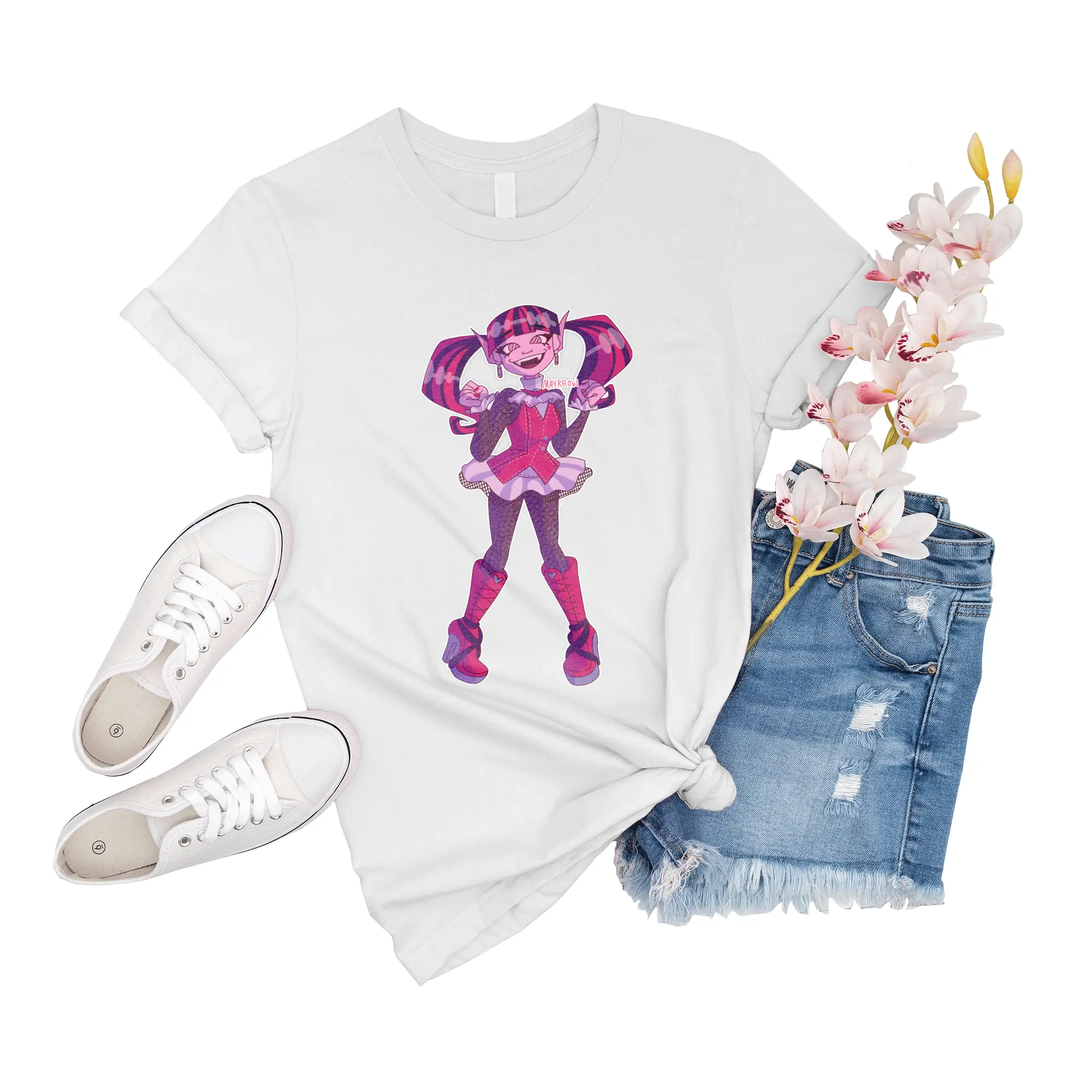 T-Shirt Women Draculaura Monster High Draculaura Monster High Black Bg Boy Girl Shirt Tee Event Women Short Family Novelty