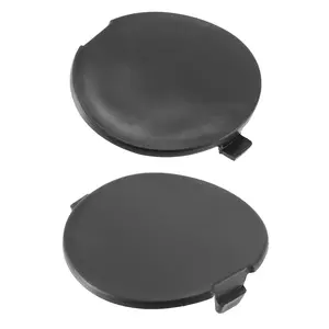 Car Rear Left Right Bumper Towing Tow Eye Hook Cover Cap Fit for Mazda 3 Sedan 2014-2018 - Pack of 2 Black