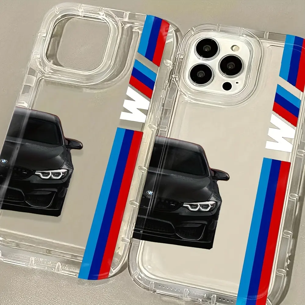 Fashion Car Logo Bmw Phone Case for iPhone 17 16 15 14 13 12 11 Pro Max Air  XR XS X Protective Shockproof Soft Tpu Back Cover Accessories - TikTok Shop