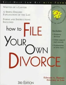 USED-How to File Your Own Divorce: With Forms (Self-Help Law Kit With Forms) by Edward A. Haman (Paperback)