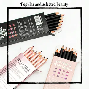 12pc Matte Lip Liner Kit: Waterproof, Longwear & Easy to Use | Define Lips Perfectly | Ideal Gift for Her，Perfect Makeup Gift!