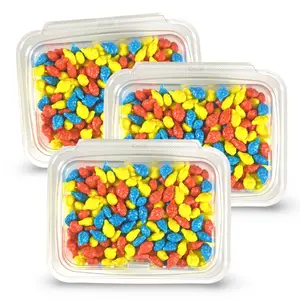 Cotton Candy Bite Size Candies Nuggets: Blue Raspberry, Cherry, & Lemon | 3 Pound