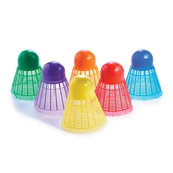 US Games 1317114 Color My Class Giant Shuttlecocks - Set of 6