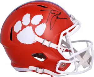 Trevor Lawrence Clemson Tigers Autographed Riddell Speed Replica Helmet - Fanatics Authentic Certified