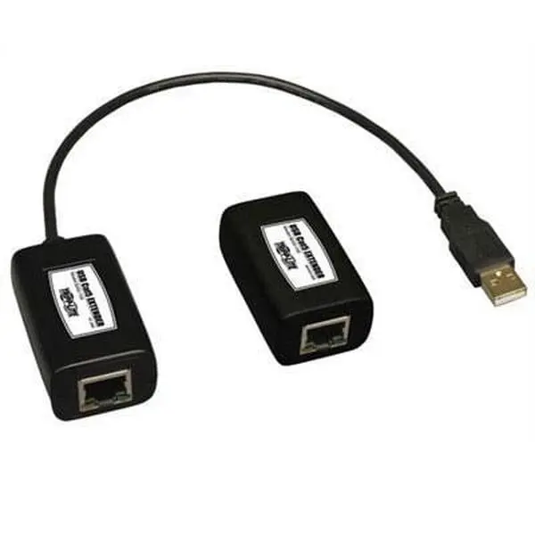 Tripp Lite Bus Powered USB over CAT5 Extender Transmitter Set, Extends Reach for Computers & Office Network Components