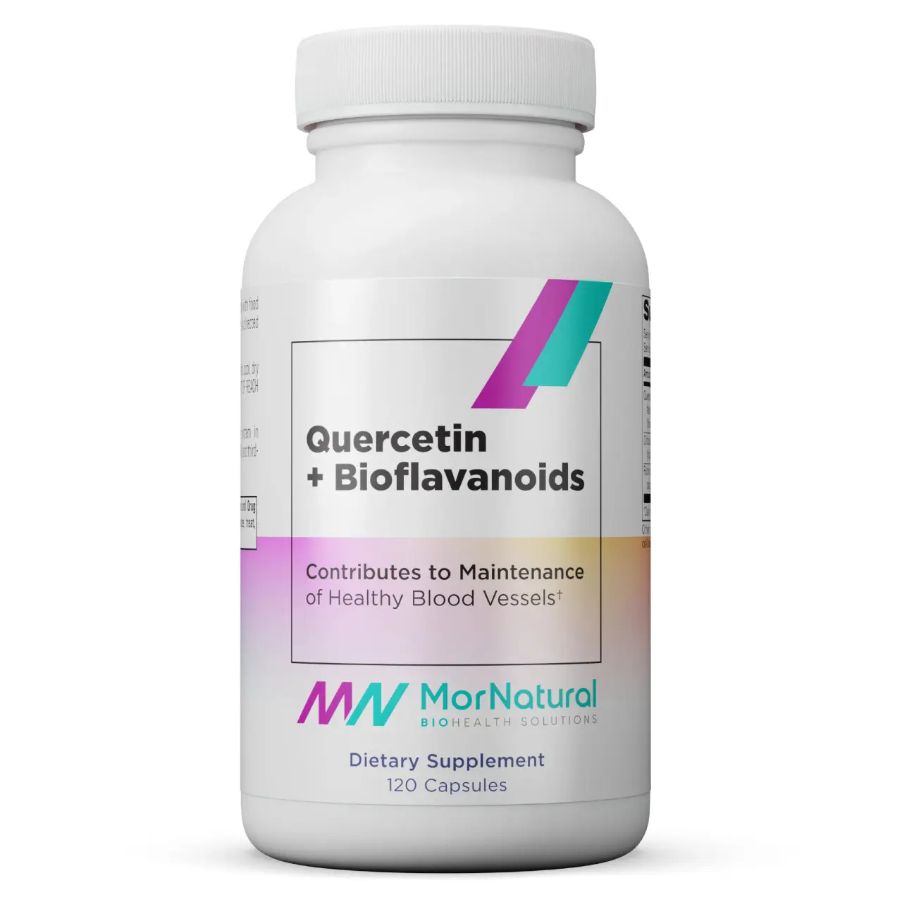 Quercetin + Bioflavonoids - MorNatural 120 caps Vessel Support Supplement Edible Anti Allergy quercetin