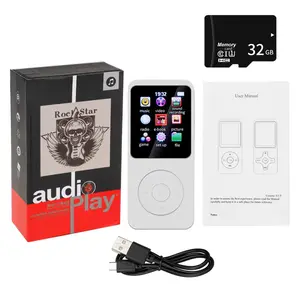 mp3 player music  movies  ebooks MP3 Player Portable Music Player Bluetooth 5.4 Music Stereo Player 1.8 inch Screen Support FM Radio E-Book Recording Mini Memory Audio Card