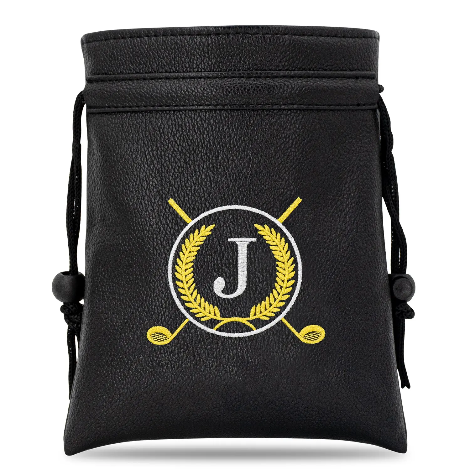 Personalized Golf Drawstring Pouch, Custom Embroidery Design, Durable Portable Storage Bag, Ideal for Golf Tees and Balls, Perfect for Golfers, Golf Gift, Golf Accessories