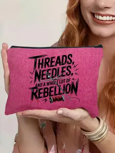 Embroidery Thread Storage Bag, Portable Sewing Needle Bag, Toiletry Bag, Outdoor Travel Essential, Personal Sewing Supplies Storage Bag