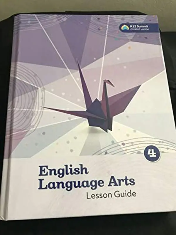 USED Book - K12 Summit Curriculum English Language Arts Lesson Guide and Grade 4 by K12 (Unknown) - english