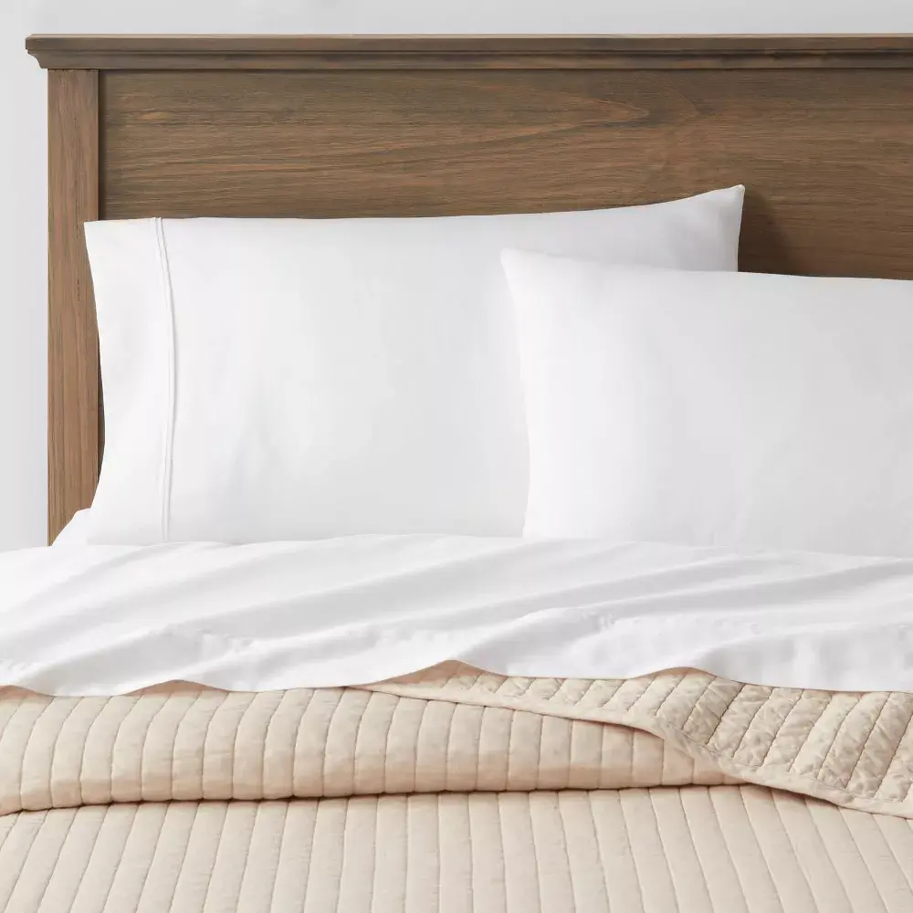 Washed Cotton Sateen Quilt - Threshold