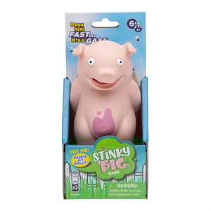 Stinky Pig Game Dice Game – Family Kids Games, Travel Games, Fast, Musical Active Kids Game with Funny Sounds, Multi-Player, Ages 6+