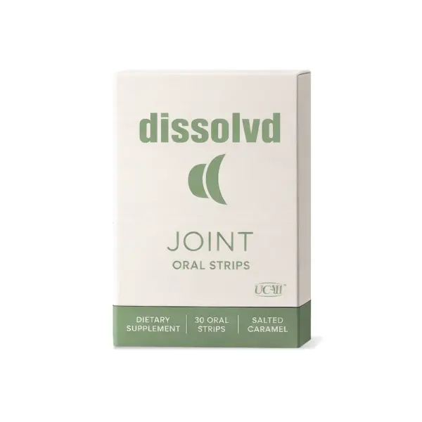 Dissolvd Joint UC-II Oral Strips - 30 Joint Support Strips for Mobility, Flexibility & Cartilage Health - Clinically Studied Collagen