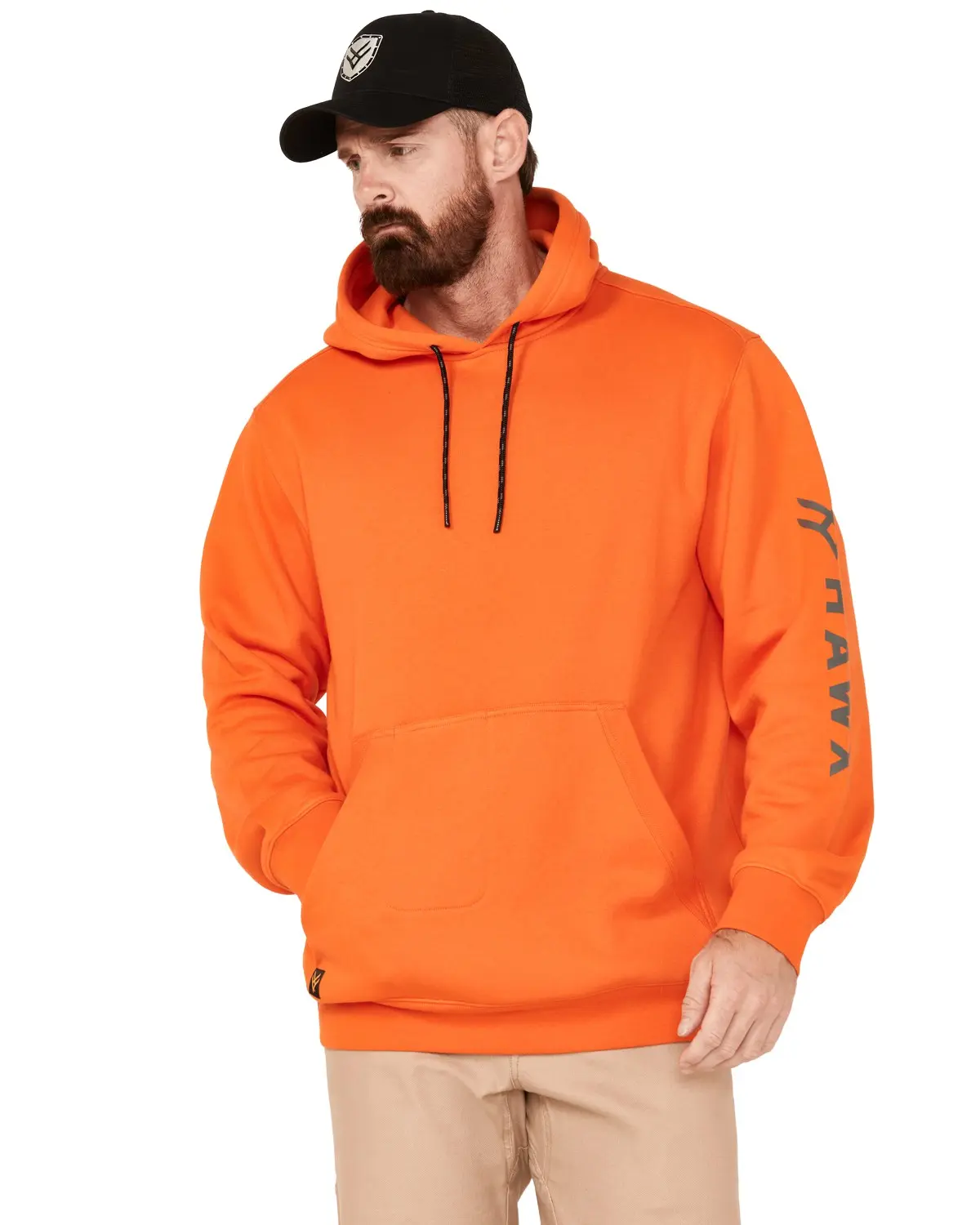 Hawx Men's Men'S Season Logo Hooded Work Sweatshirt - Hxfa20k30-Org