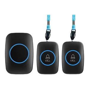 Wireless Home Elderly SOS Call Button Long Distance One‑Key Emergency Alarm Bedside Help Bell for Patients Caregiver