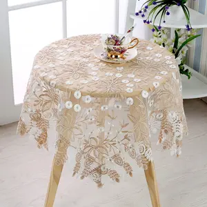 Embroidered Tablecloth, Rectangular Tablecloth, Table Cover, Table Decoration for Home Kitchen Dining Room, Household Tablecloths