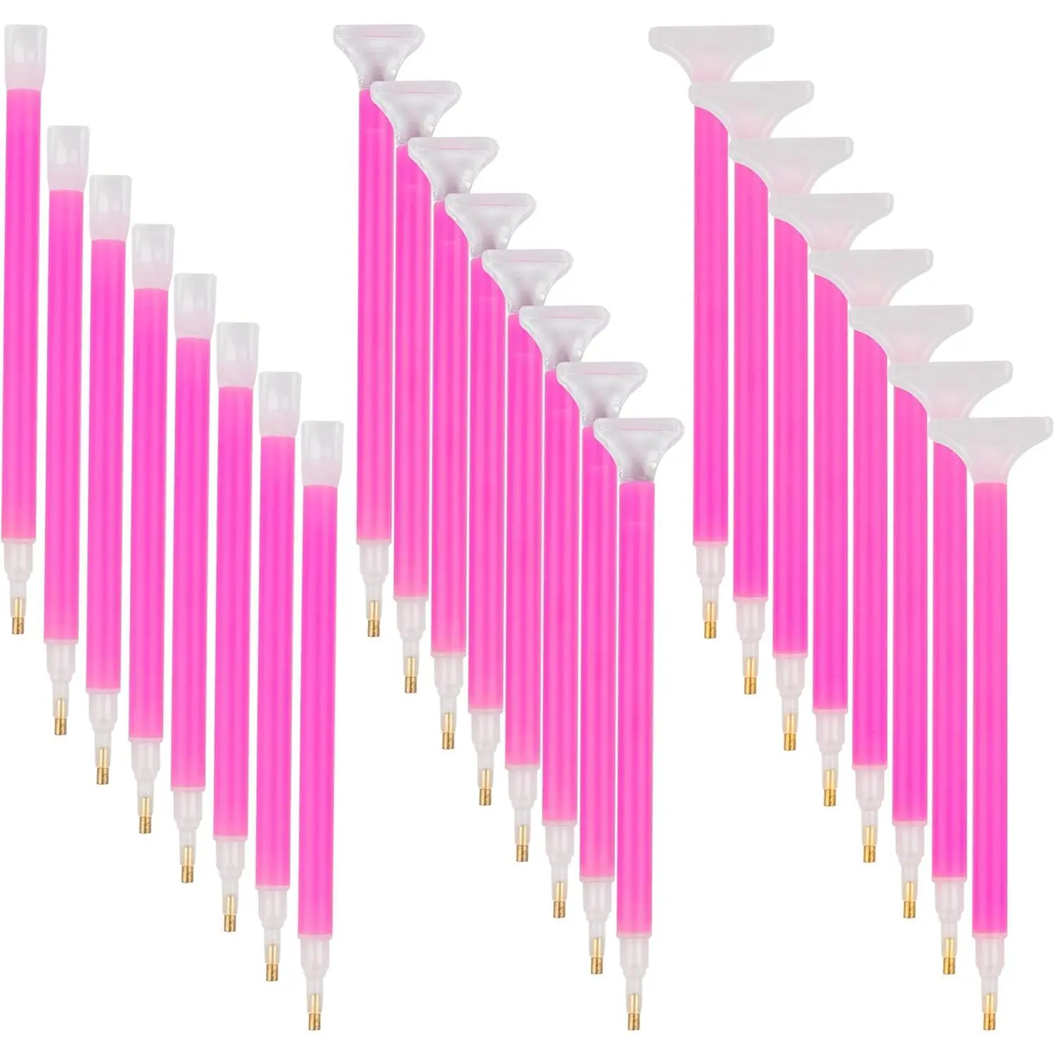 , 24 Pack  Pen 5D Embroidery Art Pens Tool for DIY Rhinestone