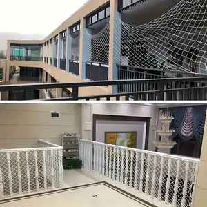 Durable 78.74inch*157.48inch Bohemian Style White Nylon Net – Tear-Resistant Multi-Purpose Net for Garden Cover, Home Wall Decor, Balcony Railing, Car Cargo Protection & Cat Scratch Guard