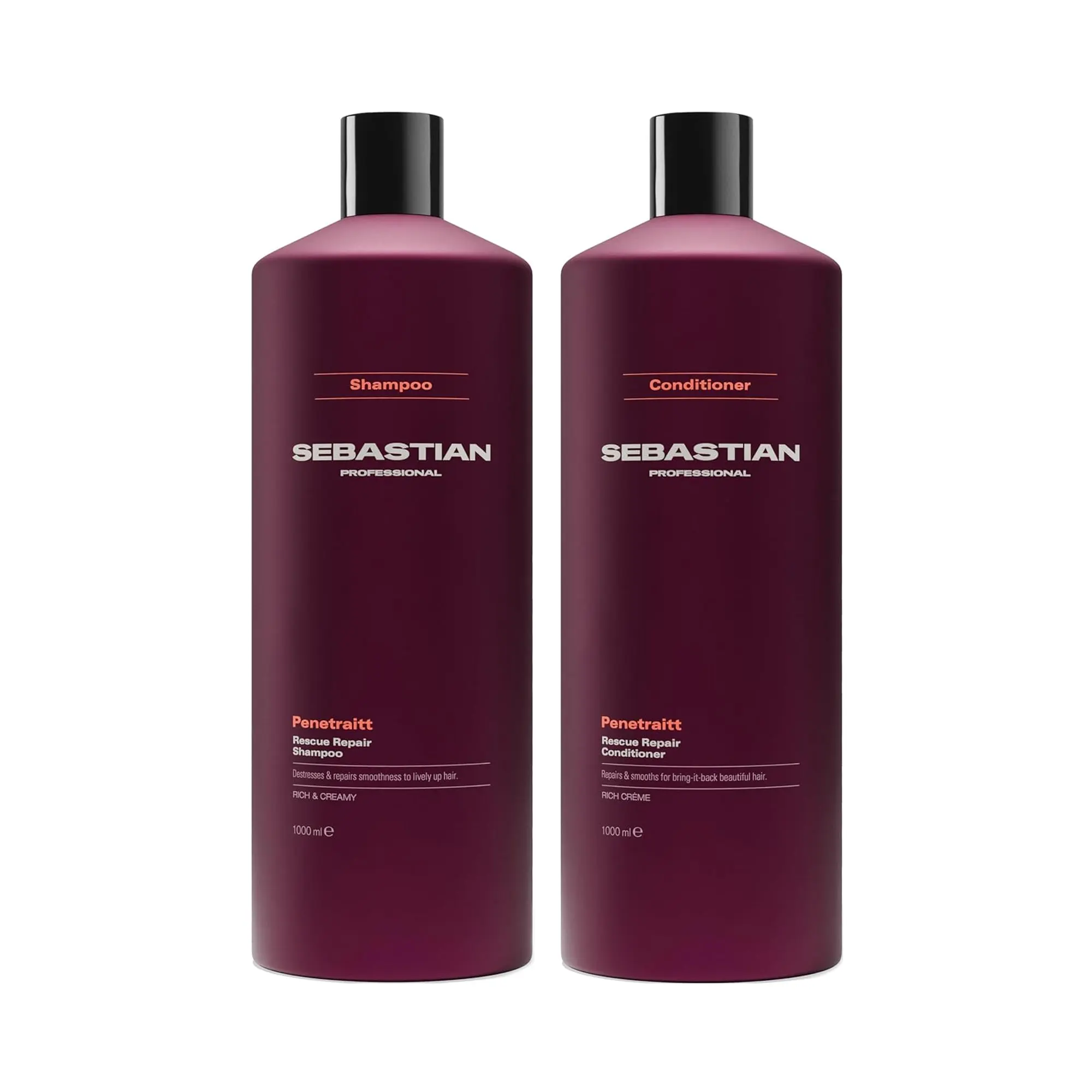 Sebastian Penetraitt Shampoo & Conditioner Liter Duo Sebastian Penetraitt Shampoo & Conditioner Liter Duo