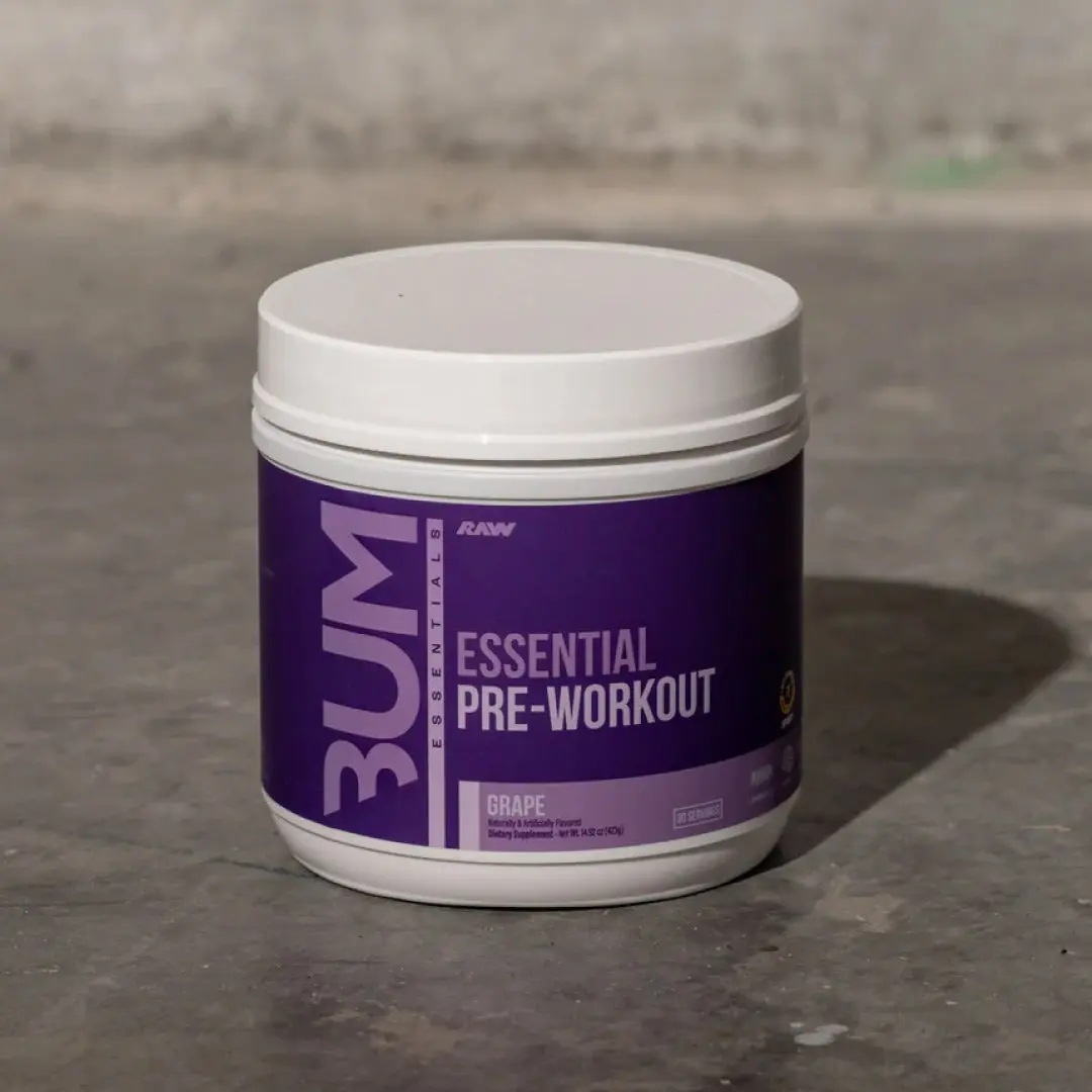 CBUM Essentials Pre Workout Raw Nutritions Essential and Cheapest Pre Workout