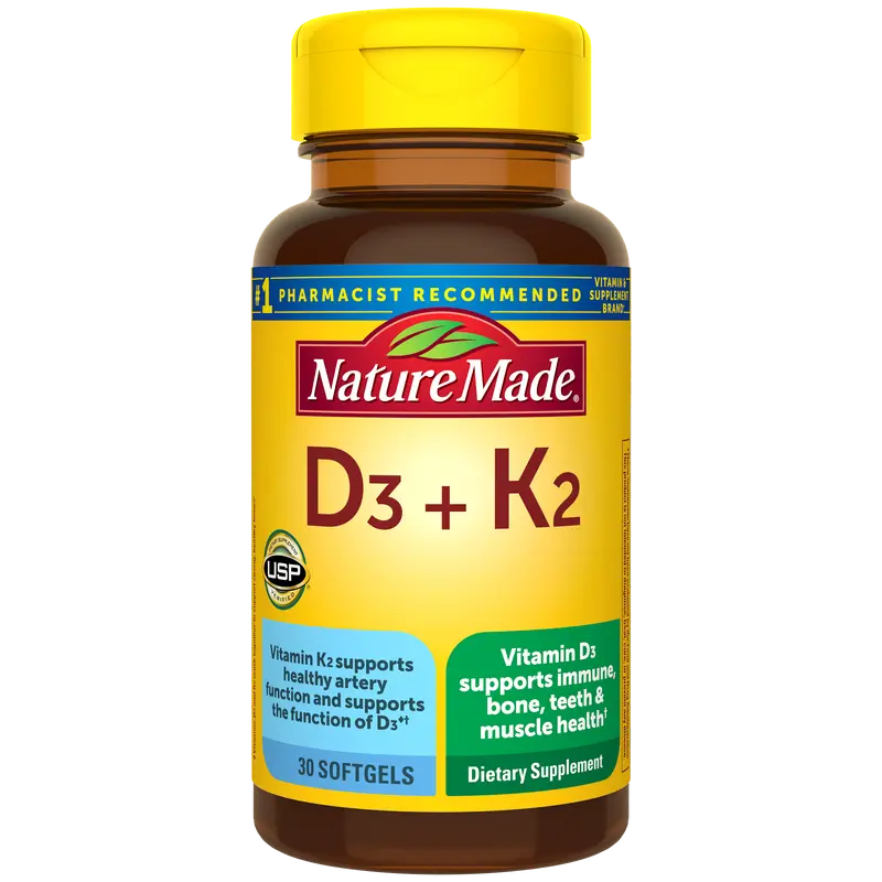 Vitamin D3 + K2 Softgels