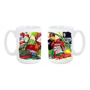 212 MAIN Spices and Crawfish Ceramic Coffee Mug - Dishwasher-Washable, Microwave-Safe for Coffee, Tea, Drinks
