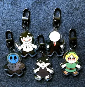 Creepypasta Keychain Acrylic Charms - Cute Keyrings Birthday Gifts – Cute Acrylic Keychain Charms, Perfect Gift for Fans & Collectors