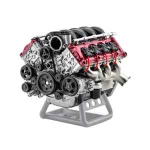 Mini V8 Engine Model Kit that Works - Build Your Own V8 Engine - V8 Engine for Capra VS4-10