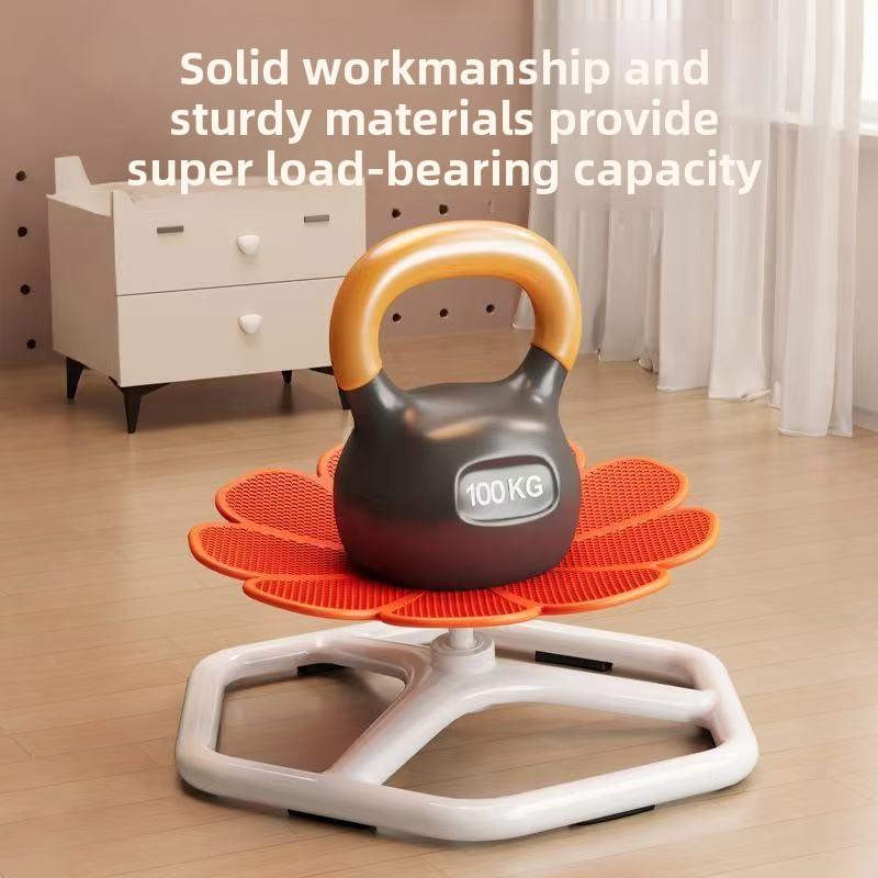 Spinning Chair for Kids, Flower-Shaped Sensory Spinning Chair for Balance & Coordination, Sensory Chair,  Sensory Toys for Coordination Balance Focus (Pink)