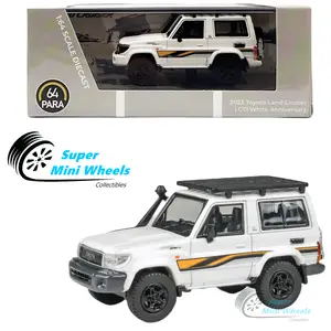 PARA64 - 2023 Toyota Land Cruiser 71 White 70th Anniversary - 1:64 Model