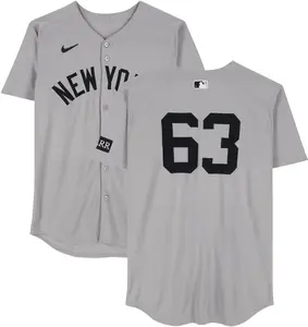 Fernando Cruz New York Yankees Game-Used #63 Gray Jersey vs. Toronto Blue Jays on October 4, 2025