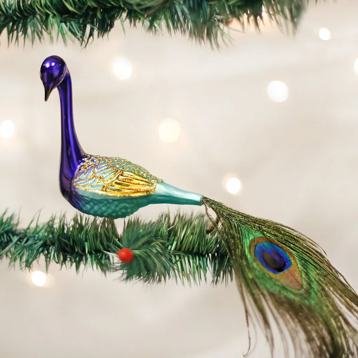 Peacock Ornament, Home Festive Decor, Collectibles for Love-Themed Occasions