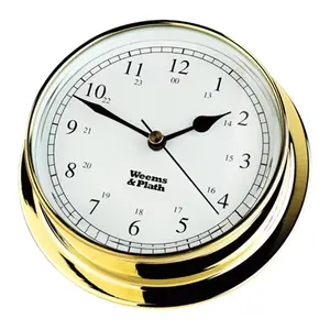 212 MAIN Endurance 125 Round Face Wall Clock - Waterproof Glass, AA-Powered, Outdoor-Ready, Lifetime Durability, Home Decor Room Decor Clock