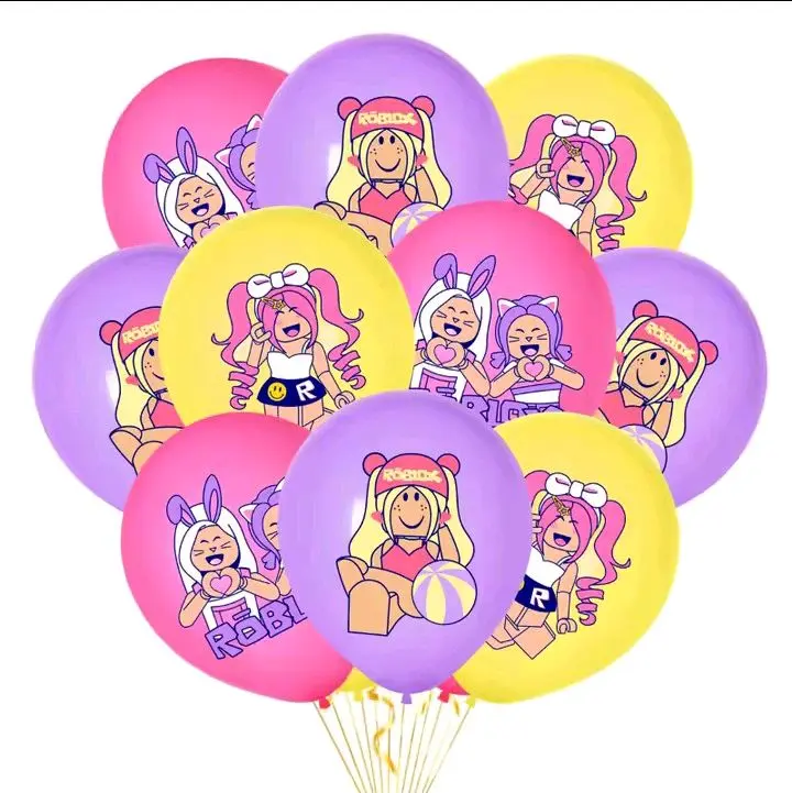 15 12in ROBLOX GIRLS BALLOONS